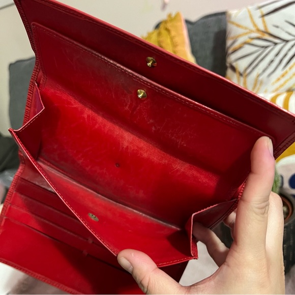 Louis Vuitton Long Wallet Epi Red - Picture 3 of 8
